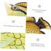 Zerodeko 2pcs Decorative Fish Wall Hanging Ocean Fish Iron Fish Hanging 30X17cmx2pcs Yellowx2pcs - Buy Online on GoSupps.com