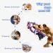 YAUNGEL 95cm XXL Dog Rope Toy | Heavy Duty Interactive Toy for Aggressive Chewers | Tough Twisted Rope with 5 Knots | For Medium Large Dogs | Mixed Colors - Buy Online on GoSupps.com
