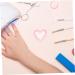 Baluue Dappen Dish for Acrylic Nails Heart Shaped Glass Crystal Acrylic Nail Cup with Lid Liquid Powder Dappen Bowl Dish Nail Manicure Tool Supply Pink - Buy Online on GoSupps.com