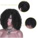 HBINGBING Long Hair Synthetic Ombre Wigs for Women - Kinky Curly Afro Wig in Black Brown Golden - Perfect for African American Style - Buy Online on GoSupps.com