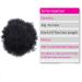 6 Inch Short Afro Puff Synthetic Bun Hairpiece - Kinky Curly Drawstring Ponytail Extensions for Women - #33 (2 PCS) - Buy Online on GoSupps.com