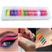 Neon Phosphor Pigment Powder Set for Nail and Eye Art - Fluorescent Glitter Dust for Manicure Decoration - (C) - Buy Online on GoSupps.com