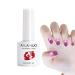 Gel Polish Varnish - 0.28oz Quick Dry Magnetic Nail Lacquer Soak Off Shiny Nail Polish Long-Lasting Bright Nail Polish for at Home Aezon 08
