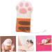 Body Exfoliating Sponge Elastic Cute Bathing Clean Scrub Brush with 4 Cat Paws Shower Scrub Brush - Buy Online on GoSupps.com