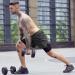 OEBLD Men's 2-in-1 Gym Workout Running Shorts - Grey Large with Towel Loop - 7'' Athletic Shorts - Buy Online on GoSupps.com