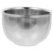 Plafope Bartbrush shell for men gifts shaving cup large shaving shell round razor cup shaving accessories for men household shaving shell aluminum razor cup portable portable