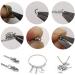 1000 pcs Stainless Steel Split Rings Jump Rings - 6mm for Jewelry Making DIY Crafts - Buy Online on GoSupps.com