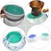 Ipetboom Cooling Dog Cooler Bowl Cats Water Bowl Dog Food Feeder Pet Bowl Pp Indoor Cooling Artifact 24X17X6.6CM Green - Buy Online on GoSupps.com