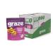Graze - Sweet Chilli Snacks - Healthy Snacks Alternative for Crisps Mixed Nuts & Pretzels -Ideal if you Love Corn Broad beans and Corn hoops mixed Savoury Vegan Snacks (6x100g pack)