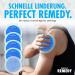 Perfect Remedy Cooling Pads - Reusable Gel Packs for Pain Relief | Injury Recovery & Heat Compresses - Ideal for Knees Back Neck & Ankle (Blue Round) - Buy Online on GoSupps.com