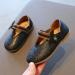 Genuine Leather Ballet Flats for Girls 3-3.5 Years - Black Mary Jane Princess Shoes - Buy Online on GoSupps.com