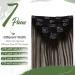 Buy Hetto Balayage Clip-In Extensions - Real Remy Hair 120g 45cm #1B/Silver/1B - International Shipping Available - Buy Online on GoSupps.com