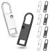 Hotut zip zipper 10 pieces of metal zipper pull removable zipper for zip for jackets jeans boots suitcases backpacks and more 10PC puller pull