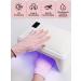 Kalolary Anti UV Gloves for Nail Lamp UPF50+ UV Protection Gloves for Manicure Nail Art Fingerless UV Shield Gloves for Women Girls Gel Manicures (Pink) - Buy Online on GoSupps.com