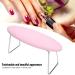 Nail Art Hand Cushion - Microfiber PU Leather Washable for Nail Salon (Pink) | International Shipping - Buy Online on GoSupps.com