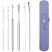 ZELLYA 6-Piece Earpick Set for Adult Home Use | Portable Keychain Spiral Ear Picking Tools - Green - Buy Online on GoSupps.com