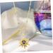 COLLBATH 1 Pc Sunflower Pendant Necklace Necklaces Necklace Girls Neck Jewelry Accessories Miss Chic - Buy Online on GoSupps.com