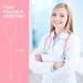 SCIAN Dual Head Stethoscope - Pearlescent Pink for Nurses & Adults | Classic Stainless Steel Medical Kit with Free Accessories & Case - Buy Online on GoSupps.com