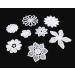 Honbay 40pcs White Lace Flower Applique Patches for Sewing Craft Decoration - Buy Online on GoSupps.com