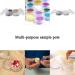 Shop Pudsern 40 Pcs 5G Cosmetic Containers - Empty Round Plastic Jars for Creams Nail Polish Lip Balm & Makeup Storage (10 Colors) - Buy Online on GoSupps.com