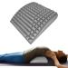 Cbilzxer Align neck and back extensor back stretch back trainer back rescuer with massage points for herniated disc to relieve neck and back pain (gray)
