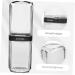 Amosfun Transparent Toothbrush Storage Box | Travel Toothpaste Carrier & Bathing Room Cup | Removable Baby Bathing Eyes Suitcase - Durable ABS - Buy Online on GoSupps.com