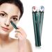 PELCAS Eye Massager Wand  facial eye Skin Care Device with Four Modes USB Rechargeable (Green)
