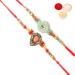Ghasitaram Gifts Rakhi for Brother Rakhis Online - Set of 2 8469 8487 Premium Rakhis