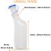 Buy Long-Lasting PP Urine Bottle Set with Bed Holder - 1000 ml | Easy-to-Read Measuring Lines | International Shipping Available - Buy Online on GoSupps.com