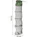 JOINSI 2 Pcs Collapsible Fishing Cage Basket - 12 x 55 inch Bait Trap Net Set - Buy Online on GoSupps.com
