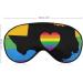 Texas LGBT Gay Pride Sleep Mask - Adjustable Eye Cover for Sleeping and Travel - Men and Women - Buy Online on GoSupps.com