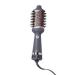 Hairitage Up in The Air Volumizing Brush + Hair Dryer for Curling & Straightening - Ceramic Tourmaline - One-Step Blowout Brush + Volumizer - Bouncy Blownout Hair - 2 Heat Speeds + Cool Option Grey