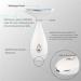 VRAIKO Lily Neck Face Massage Device | Anti-Aging Skin Rejuvenation with Thermal LED & Vibration for Lifting & Tightening | Pearl White - Buy Online on GoSupps.com