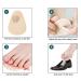 6-Piece Hammer Toe Straighteners Set for Crooked and Overlapping Toes - Khaki - Buy Online on GoSupps.com