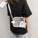 Enkrio Stadium Approved Clear Messenger Bag - Adjustable Crossbody Purse for Women, Men, Students - Buy Online on GoSupps.com