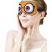 LynaRei Cartoon Eyeglass and Eyeballs Sleep Mask Blindfold Funny Expression Adjustable Super-Smooth Soft Eye Mask Cover for Men Women Travel and Nap Style-3 - Buy Online on GoSupps.com