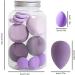 lyanny Makeup Sponge Blender | Soft Blending Sponge Versatile Powder Puff Wet & Dry Use Long Lasting for Women Girlfriend Mother Wife Purple - Buy Online on GoSupps.com