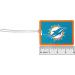 NFL Miami Dolphins Vinyl Luggage Tag  2pk  Blue  One Size - Buy Online on GoSupps.com