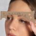 Eyebrow Measuring Tool Eye Liner Guide for Eye Brows | Eyebrow Shaping Ruler Eye Makeup Aid Brow Measuring Tool for Beginners Eye Liner Eyelash Eyebrow Khaki - Buy Online on GoSupps.com