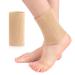 seaNpem Ice Skating Ankle Gel Protection Tubing 1 Pcs Compression Sleeve Ankle Protector Brace for Figure Skating Roller Riding Free Cutting Foot Support Socks (5 x 3.2 inch) (skin)