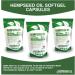 Hemp Seed Oil 1000mg 120 Softgels Capsules | High Strength Omega 3 & 6 Supplement | Made in UK by Nutri Well - Buy Online on GoSupps.com