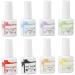 Home Nail Salon Gel Polish Professional 8 Colors DIY Soak Off UV LED Nail Gel for Women Girls - Buy Online on GoSupps.com