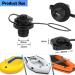 Inflatable Boat Air Valve 2PCS - Replacement Spiral Air Plugs for One-Way Inflation - Black - Buy Online on GoSupps.com