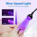 AORAEM Double-Headed UV LED Nail Lamp - Quick-Dry Manicure Dryer with Portable Gooseneck & Clamp | Professional Home & Salon Use - Black - Buy Online on GoSupps.com