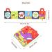 Vocheer Baby Soft Cloth Book Sensory Toy | Infant Tummy Time Mat for 0-12 Months | Dolphin Design - Buy Online on GoSupps.com