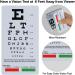 NOYOC 2 Pack Pocket Eye Chart - 6ft Snellen & Rosenbaum Plastic Eye Charts for Exams - Buy Online on GoSupps.com