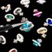 Noverlife 36PCS Planet Nail Charms: 3D Saturn Crystal Diamonds for Sparkling Manicure Decor - Buy Online on GoSupps.com