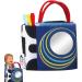 Bexdug Baby Fabric Book | High-Contrast Sensory Toy for Brain Development | Washable Early Education Activity Book for Tummy Time & Play - Buy Online on GoSupps.com