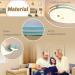 Shop Aoeh LED Ceiling Lamp 60cm - Dophinform Green Suspension Light for Kids' Bedrooms | Dimmable Room Lighting for Children - Buy Online on GoSupps.com