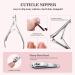 Professional Cuticle Trimmer & Remover Kit | Nail File Buffer Metal Pusher & Nippers | Best Fingernail Care Tool Set for Women - Ship Internationally - Buy Online on GoSupps.com